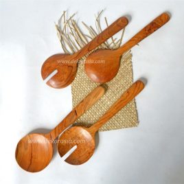 Teak Wooden Spoon for Salad Serving Length 12.2 Inches | Kitchenware | Free Shipping